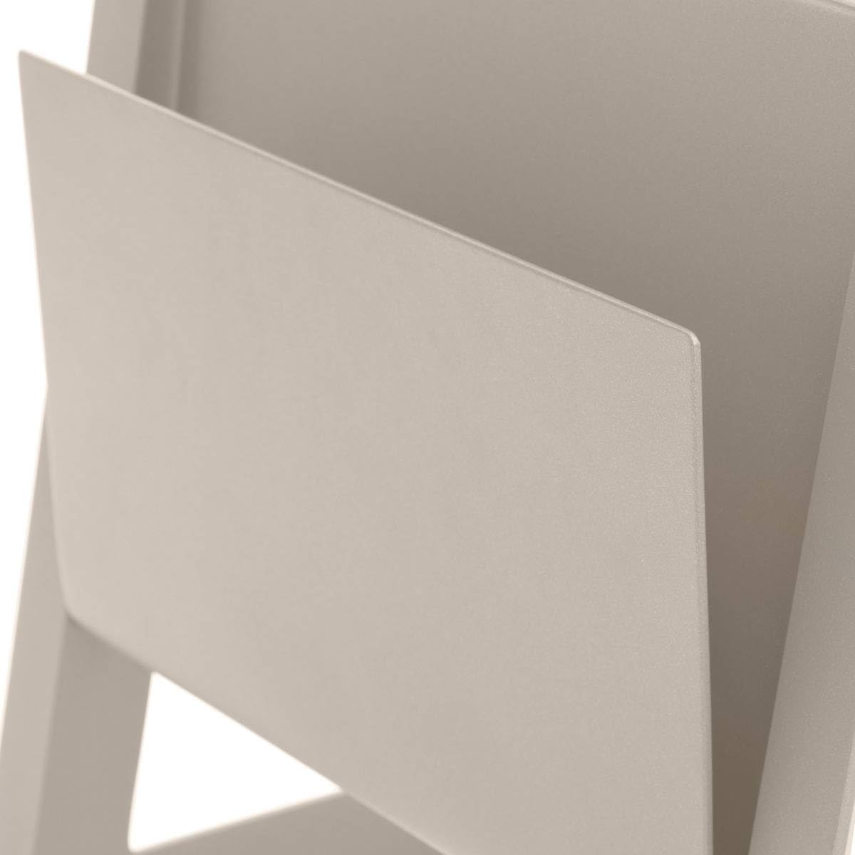 jardinito - Allure table de jardin carrée 55x45x55cm aluminium argile