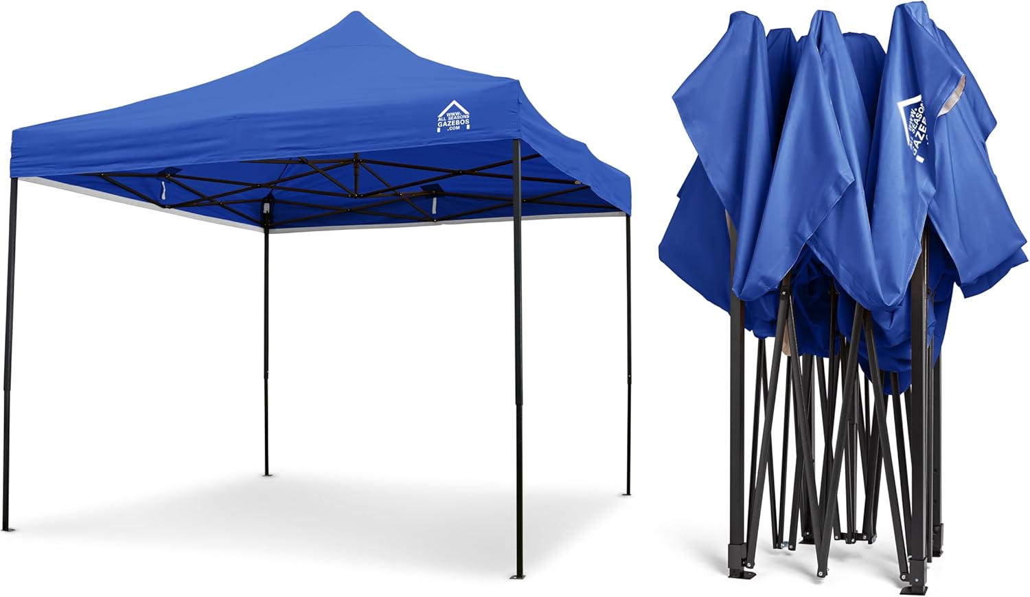 jardinito - Tonnelle Pop-up - 3x3m - entièrement imperméable, Bleu Roi