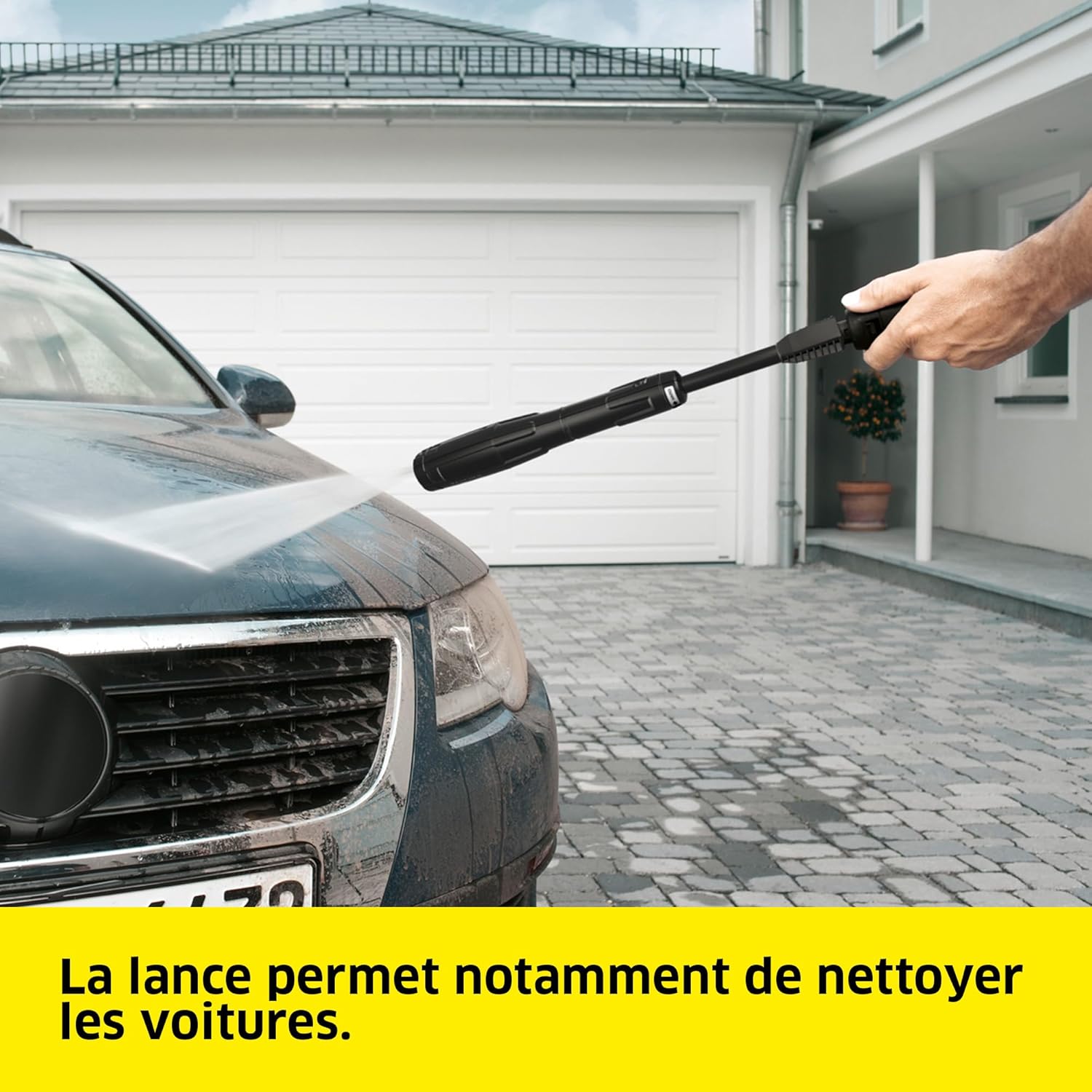 jardinito - Nettoyeur Haute Pression K 5 Classic Car & Home - 145 bar, 500L/h, 40m²/h, Filtre à Eau, Poids 5.6kg, Pistolet