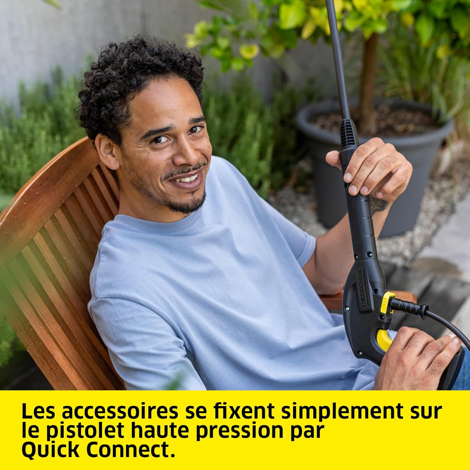 jardinito - nettoyeur K 2 Premium - 4,2 kg, 110 bar, 360 l/h, accessoires