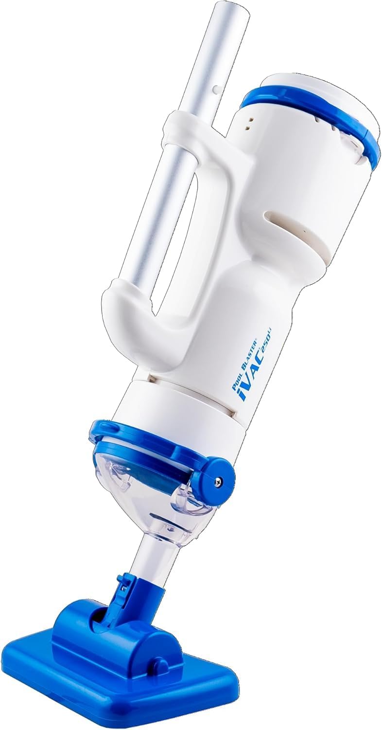 Water Tech jardinito iVac 250 Li Aspirateur Piscine Électrique sans Fil, Batterie Lithium Rechargeable, Nettoyeur Puissant pour Piscine Hors Sol et Enterrée, Spa et Jacuzzi, Aspirateur Manuel