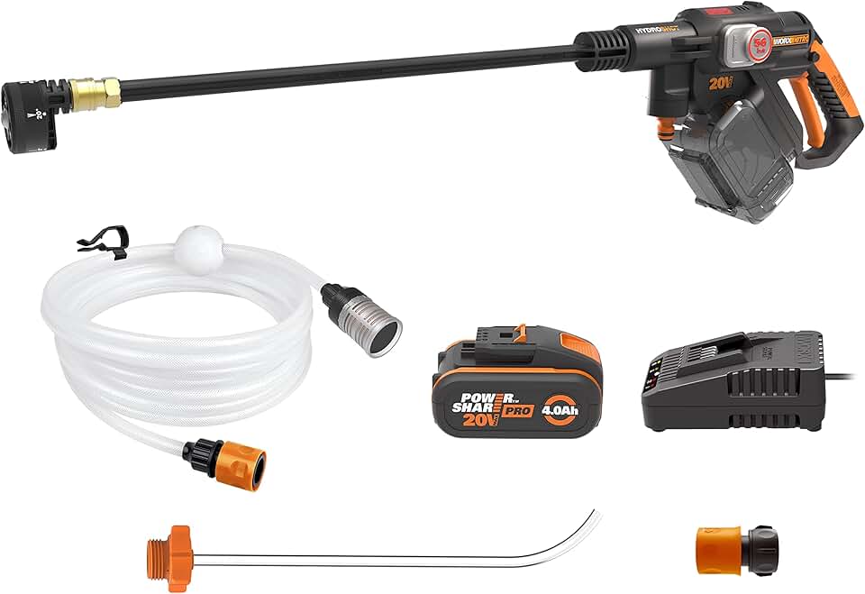 jardinito - Hydroshot série 20V - sans fil, brushless, 4Ah, mobile WG633E