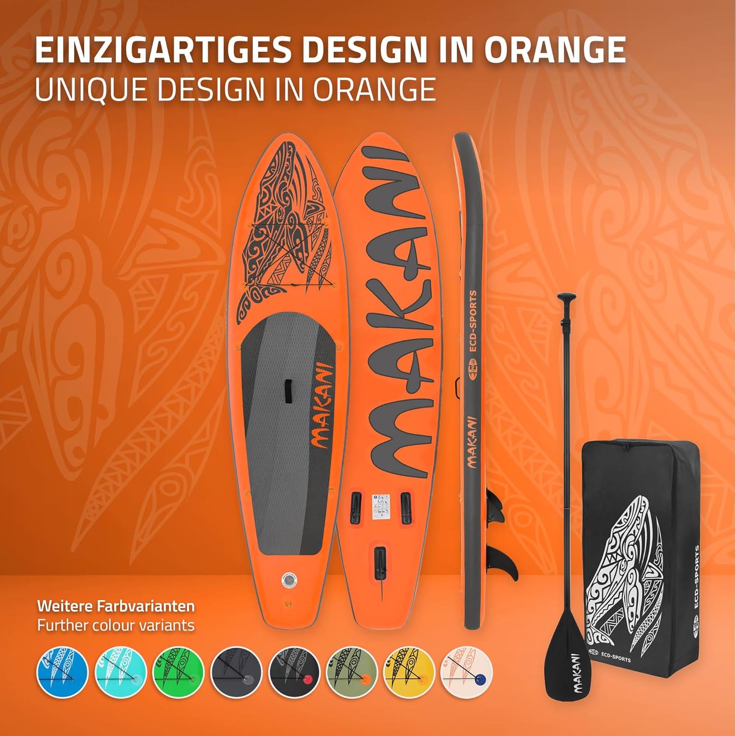 jardinito - Stand Up Paddle Série - 305/308/320/380 cm - PVC, 120/150 kg, ép. 10/15 cm