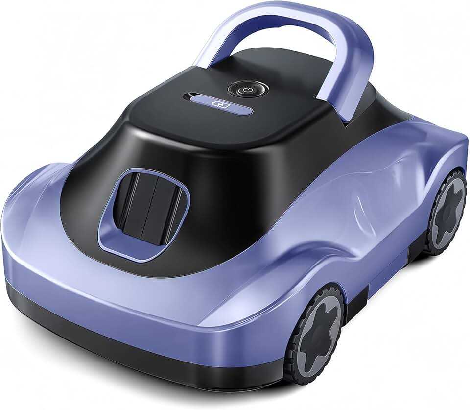 Robot piscine sans fil - 180min autonomie, filtration fine, 200m², aspiration puissante