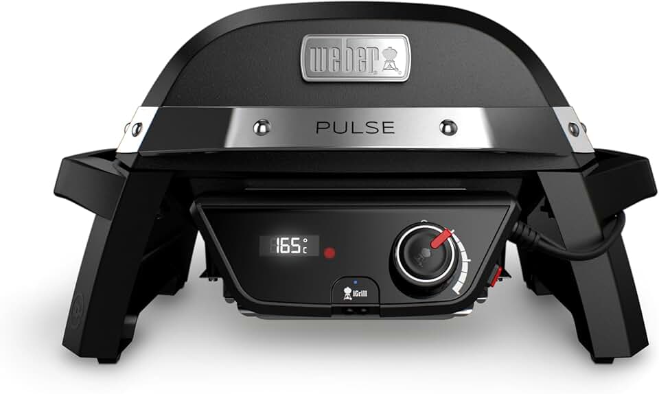 jardinito - Barbecue électrique Pulse 1000 - compact - 1800W, contrôle digital