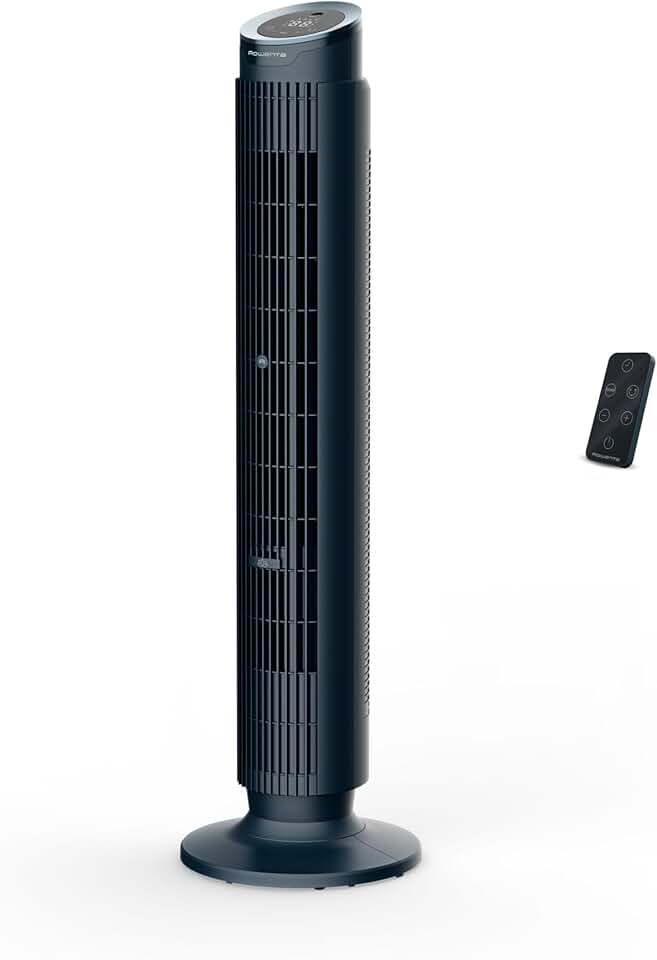 jardinito - ventilateur tour Eole Silence Force - format compact - rafraîchissement puissant, silencieux, économie d'énerg