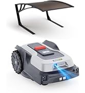 Robot tondeuse jardinito T600 avec garage, Dratlosse RTK + KI - Tondeuse à gazon commandée - Robot avec obstacles