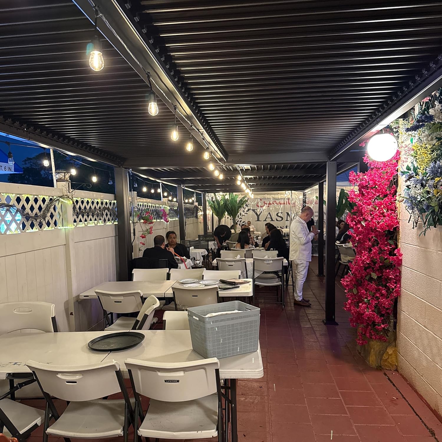 jardinito - Pergola bioclimatique 4x3,3m - alu, lames orientables, 13,2m²