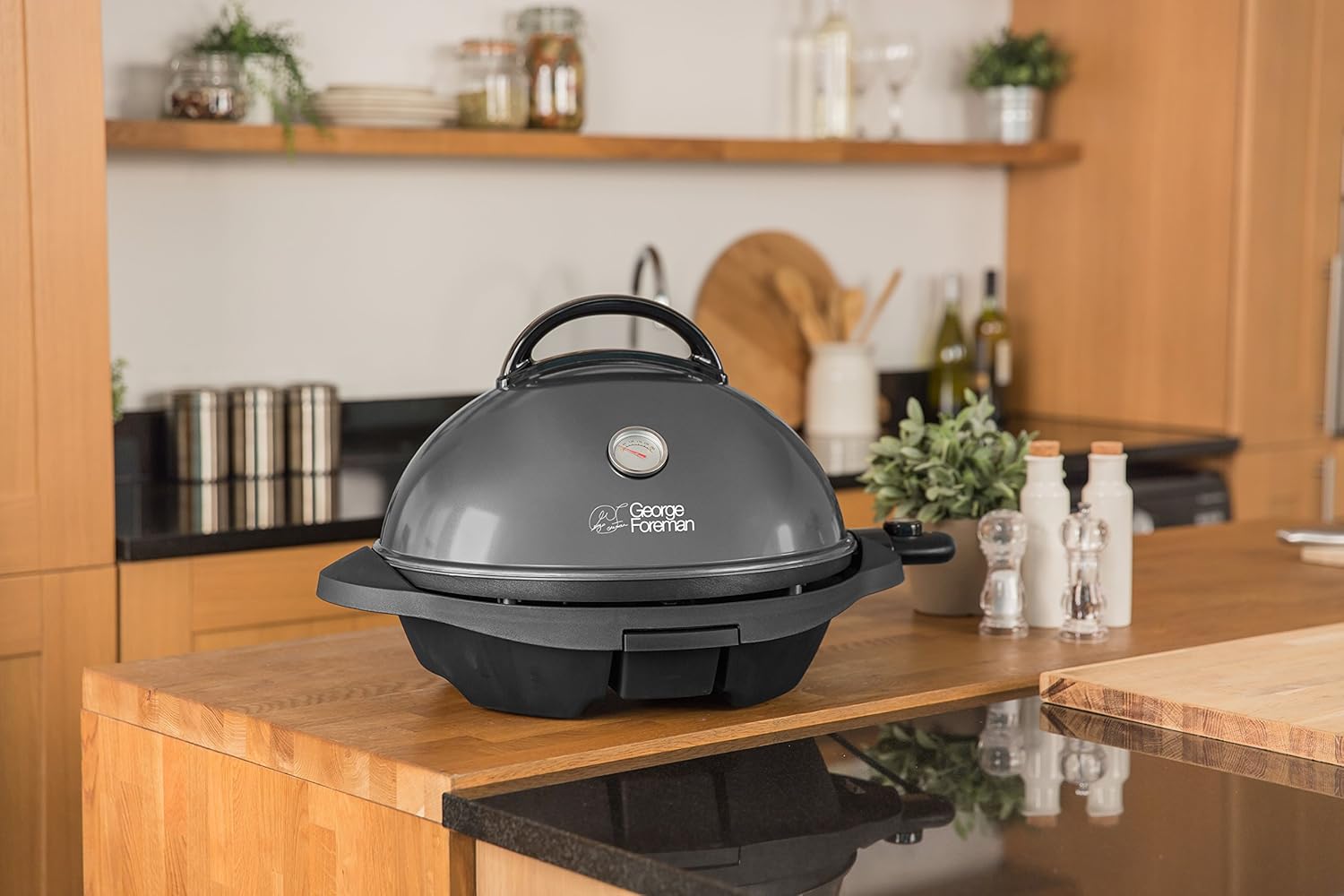 jardinito - Barbecue 2 en 1 - 44,5cm - Électrique, grill avec bac à graisse, 2400W, 22460-56