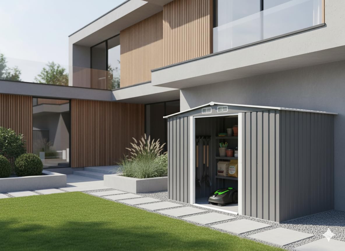 jardinito - Jura - 6.66 m² - Abri métal robuste rangement jardin