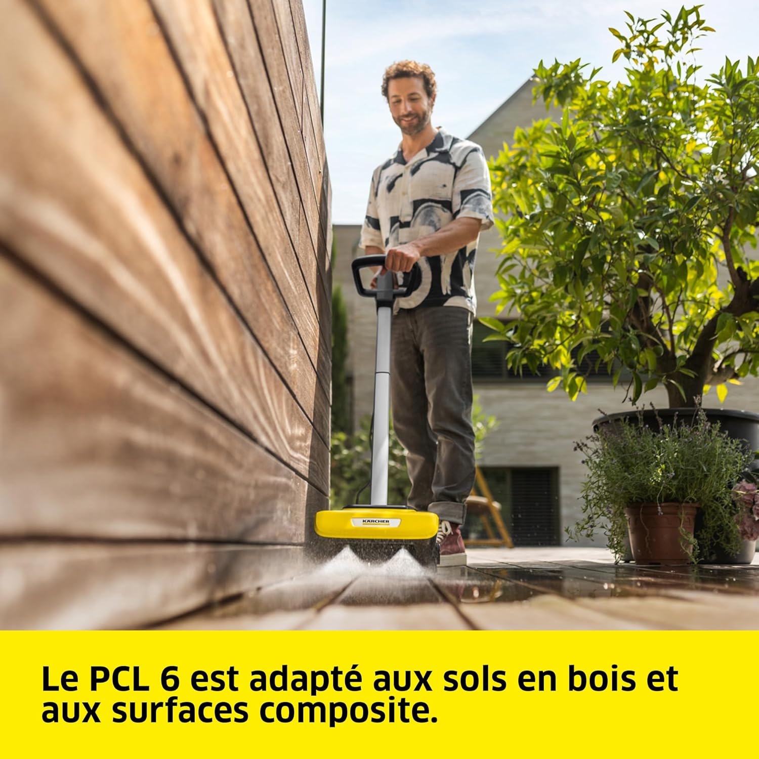 jardinito - PCL 6 - 300 mm - nettoyeur terrasse, pression 10 bar, rotation 600-800 TR/Min, PCL6