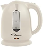 jardinito 8826 Happy Bouilloire, Bouilloire électrique, 1,7 L, Base 360°, Arrêt automatique,...