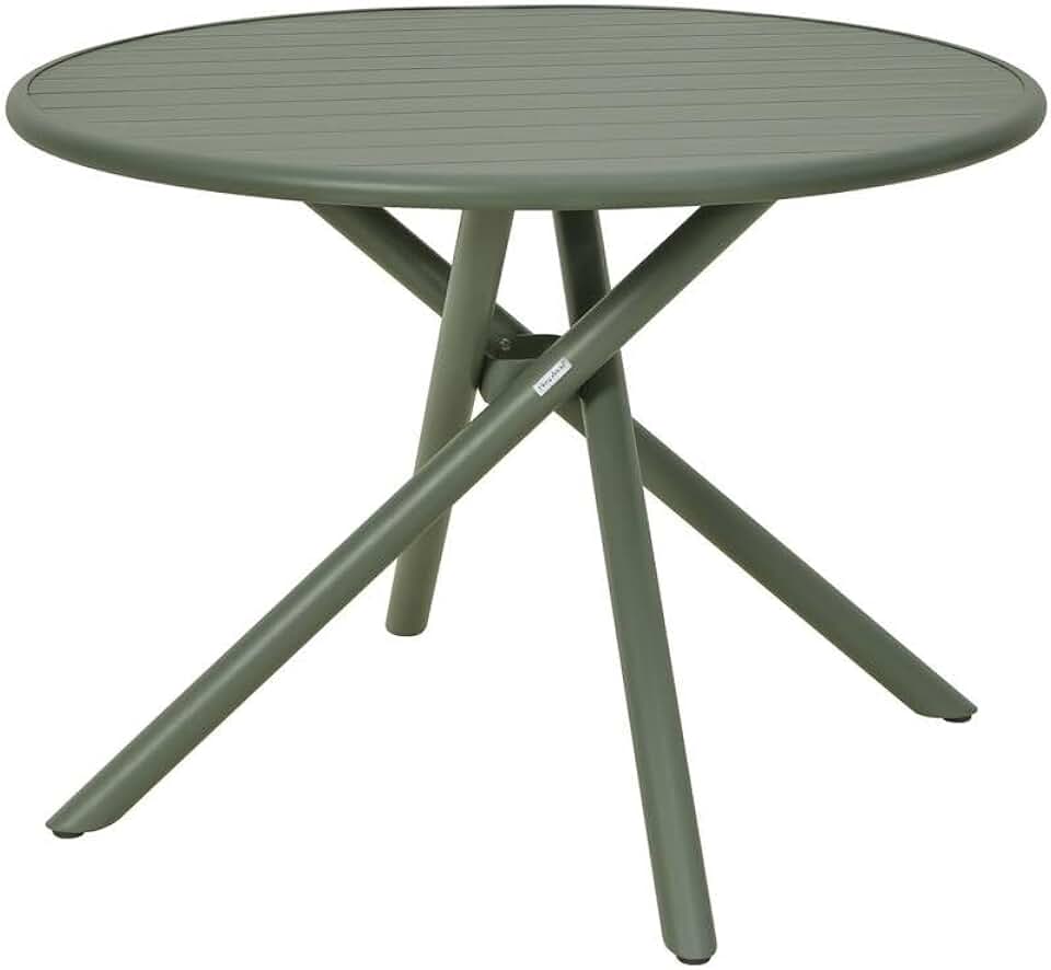 jardinito - Nebullia Table Jardin 4 places 105cm Vert Laurier
