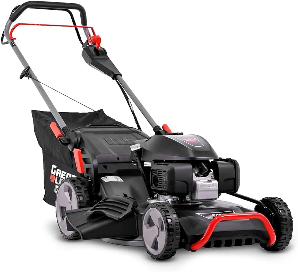 jardinito - Tondeuse thermique tractée - 202CC - Mulching, éjection latérale, vitesse variable