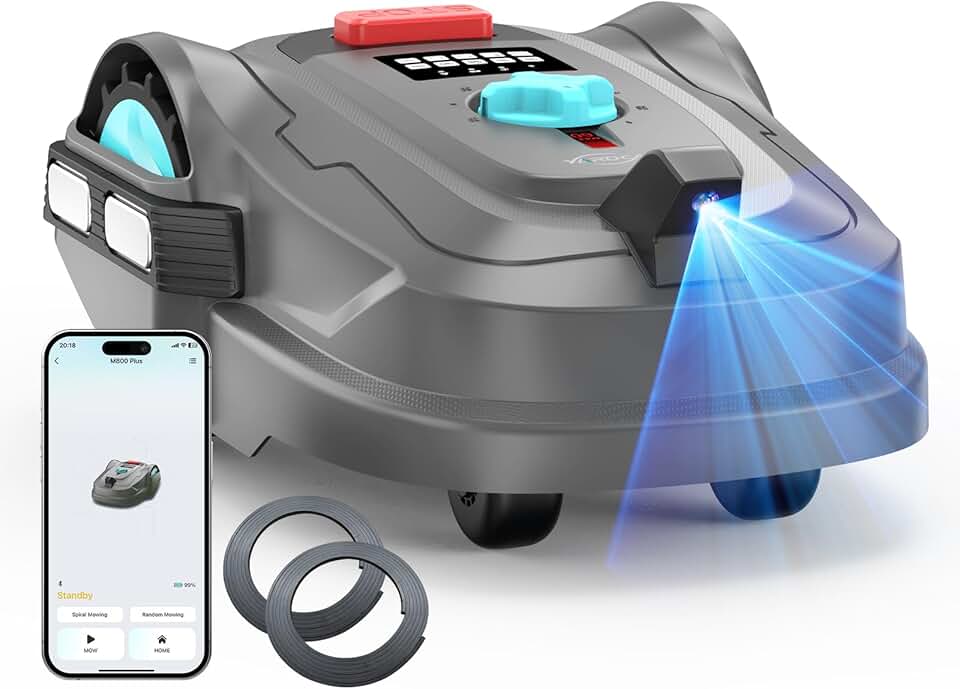 jardinito - Tondeuse robot série M800Plus - 800m² - GPS, 3D vision, sans fil, détection 150 obstacles, M800Plus