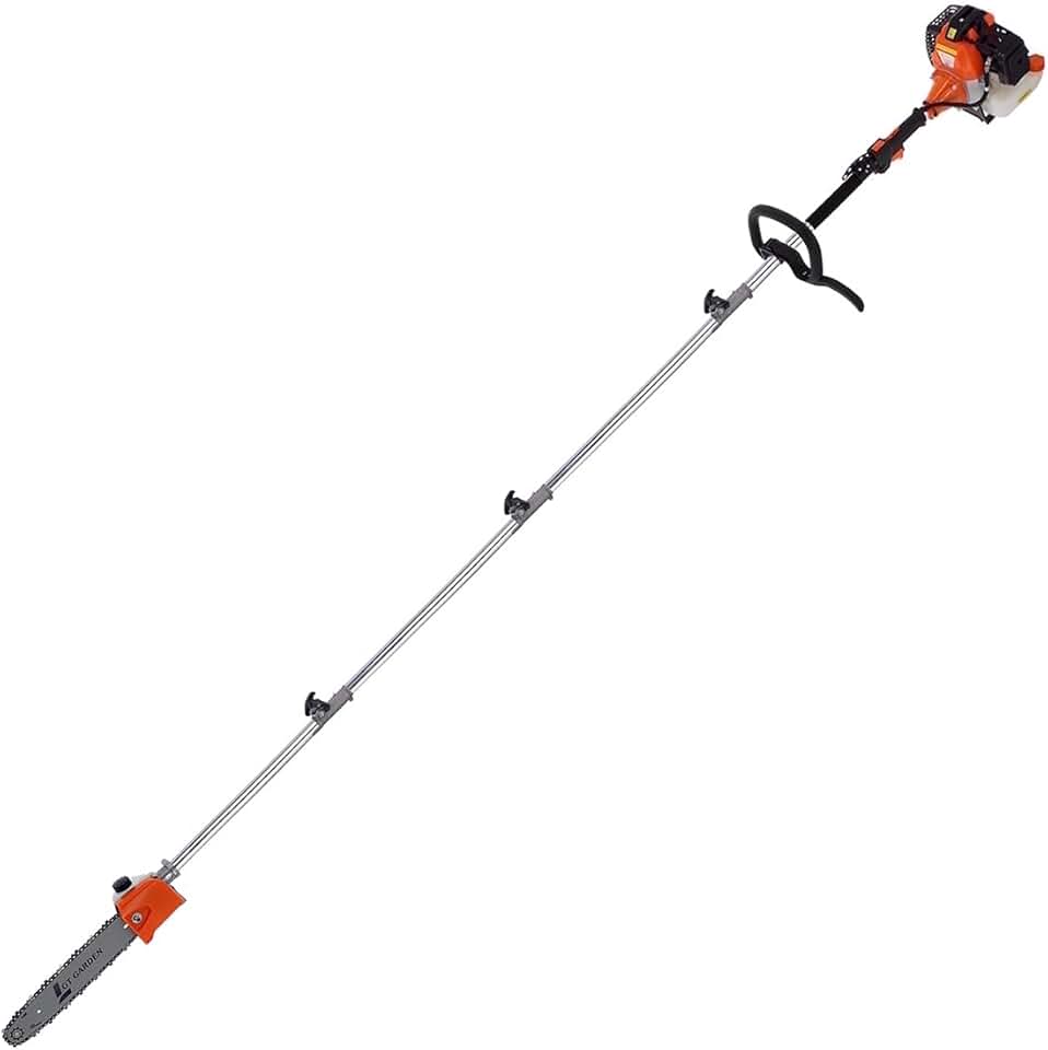 jardinito - élagueuse thermique sur perche - 4,15 m - 52 cm³, 3 CV