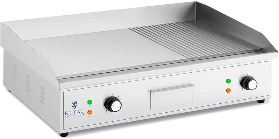 jardinito - Plancha professionnelle 727x420 mm fer 4400 W RCPG51-M