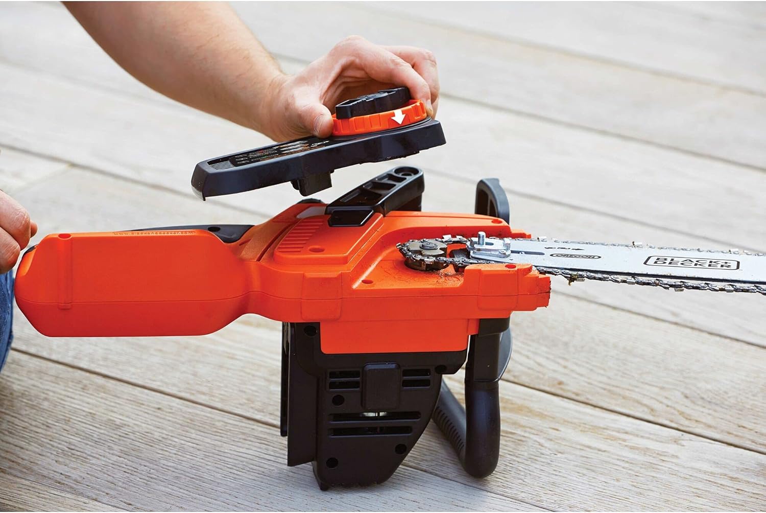 jardinito - Tronçonneuse 36V 30cm, batterie 2Ah, lubrification auto, tendeur sans outil - GKC3630L20-QW