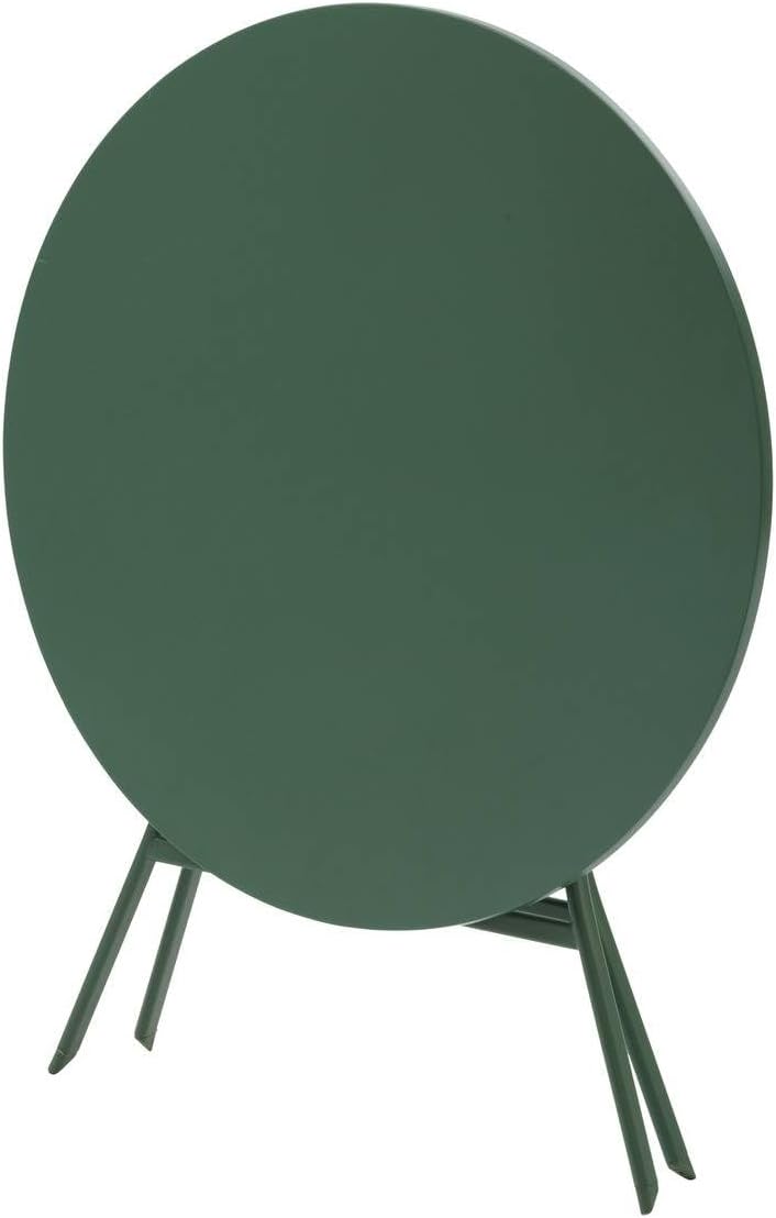 jardinito - Greensboro - table pliante acier 4 places, vert olive