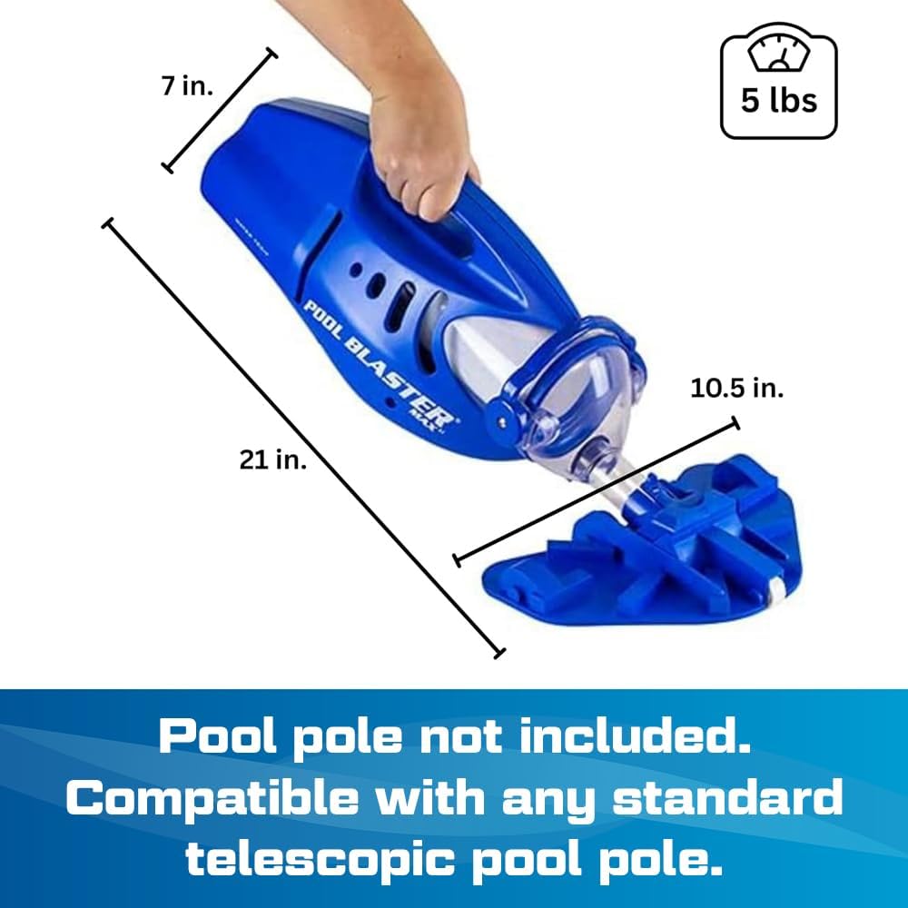 Water Tech jardinito Max Li Aspirateur de piscine, aspirateur de piscine sans fil avec moteur P30, aspirateur à main pour piscine et spa