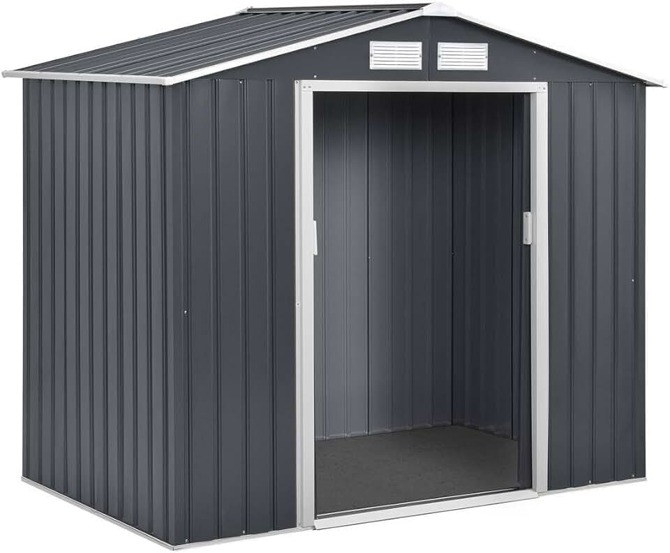 jardinito - Abri de Métal Vegas - 2.7m² - gris - 1299_‎93414