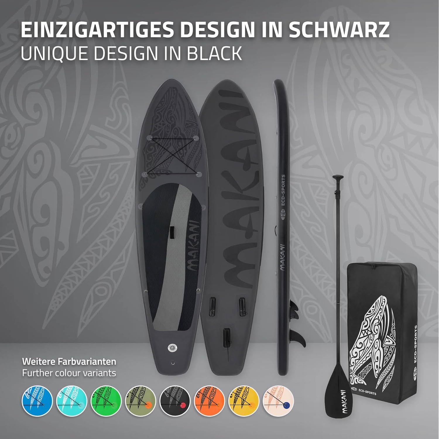 jardinito - Stand Up Paddle Gonflable - 305/308/320/380 cm - PVC, 120/150 kg, épaisseur 10/15 cm