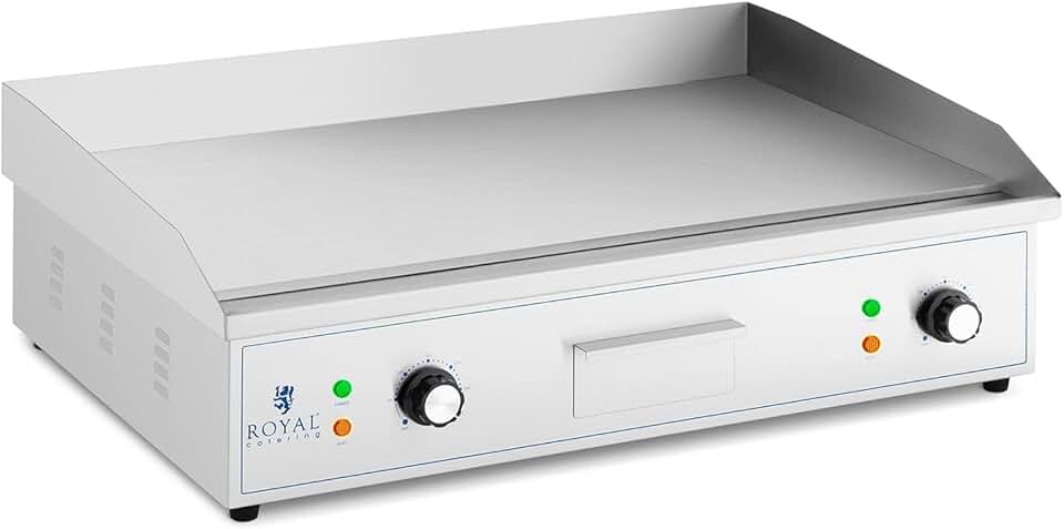 jardinito - plancha électrique pro, 727x420mm, 4400W, cuisson, 74242