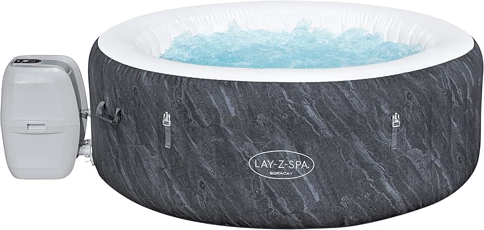 jardinito - Boracay AirJet - 1,80m x 66cm - spa gonflable 71x26