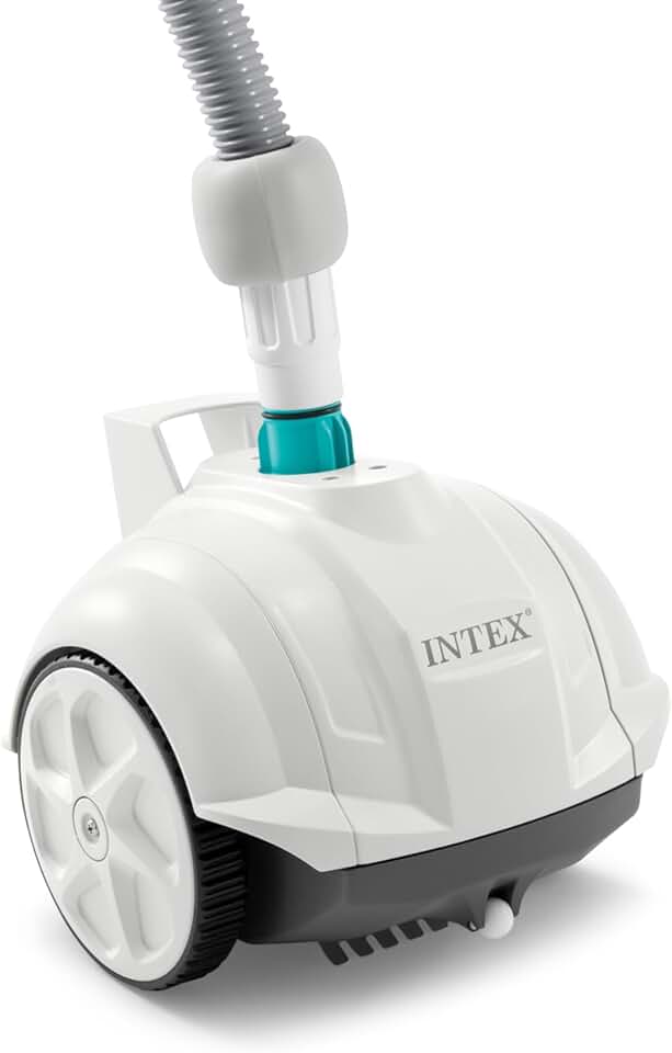 jardinito - Aspirateur Robot Fond ZX50 - Blanc/Bleu - Dimensions compactes, aspiration efficace ZX50