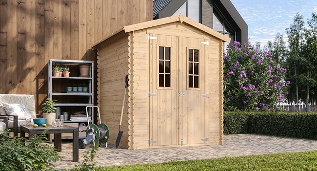 maison de jardin por velos pour la machine Chalet cabane en bois bar d'été stockage atelier