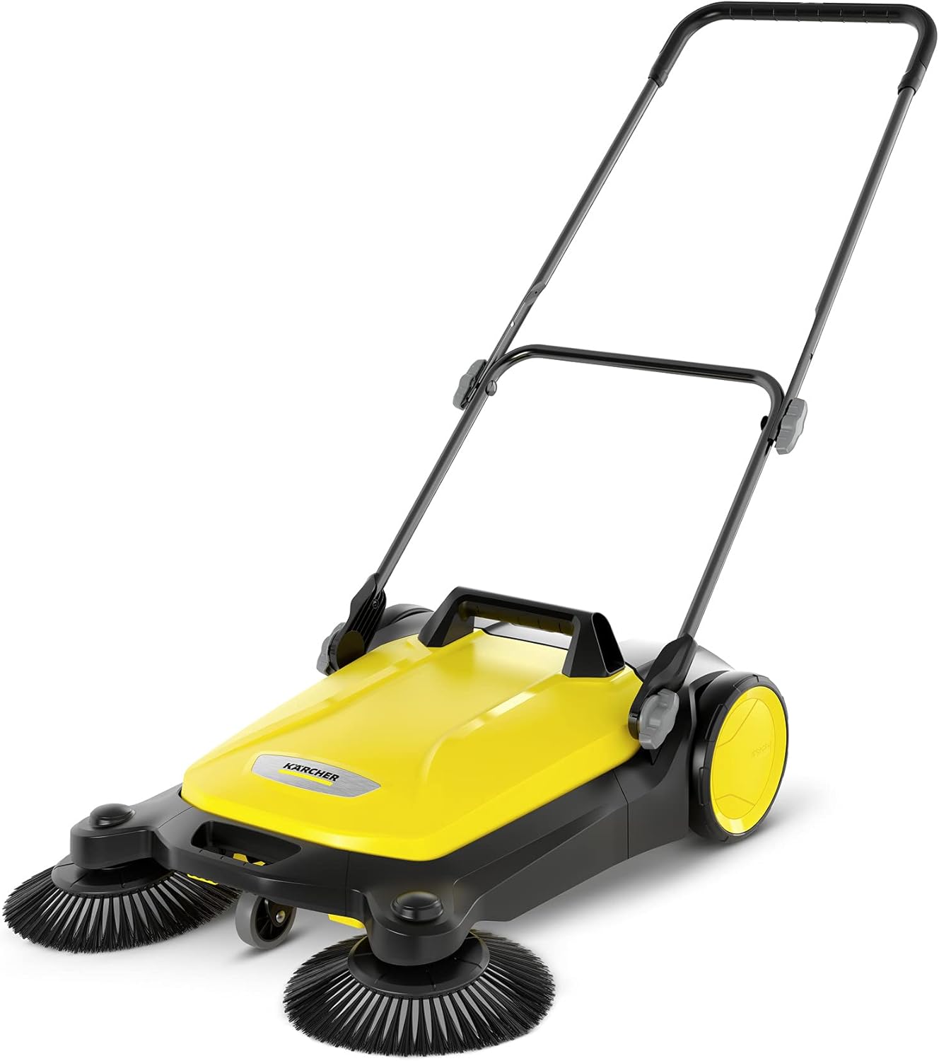 jardinito - S 4 balai mécanique, 68cm, capacité 20L, noir/jaune - 1.766-360.0