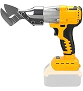 Cisaille à tôle sans fil compatible avec batterie jardinito 18 V, 20 V, cisaille à métal électrique sans fil, rotatif à 360 °...
