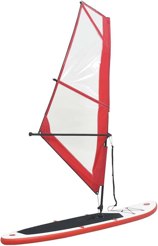 jardinito Ensemble de Planches Gonflables avec Voile Surf Plusieurs Couleurs