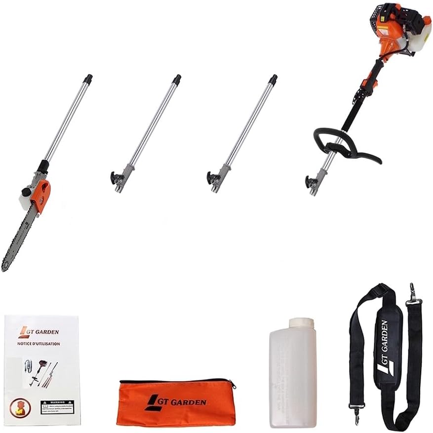 jardinito - Élagueuse thermique perche orientable 4,15m 52cm3 3CV