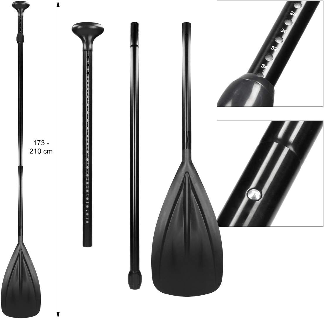 jardinito - Stand Up Paddle gonflable - 305/308/320/380 cm - PVC, 120/150 kg, 10/15 cm