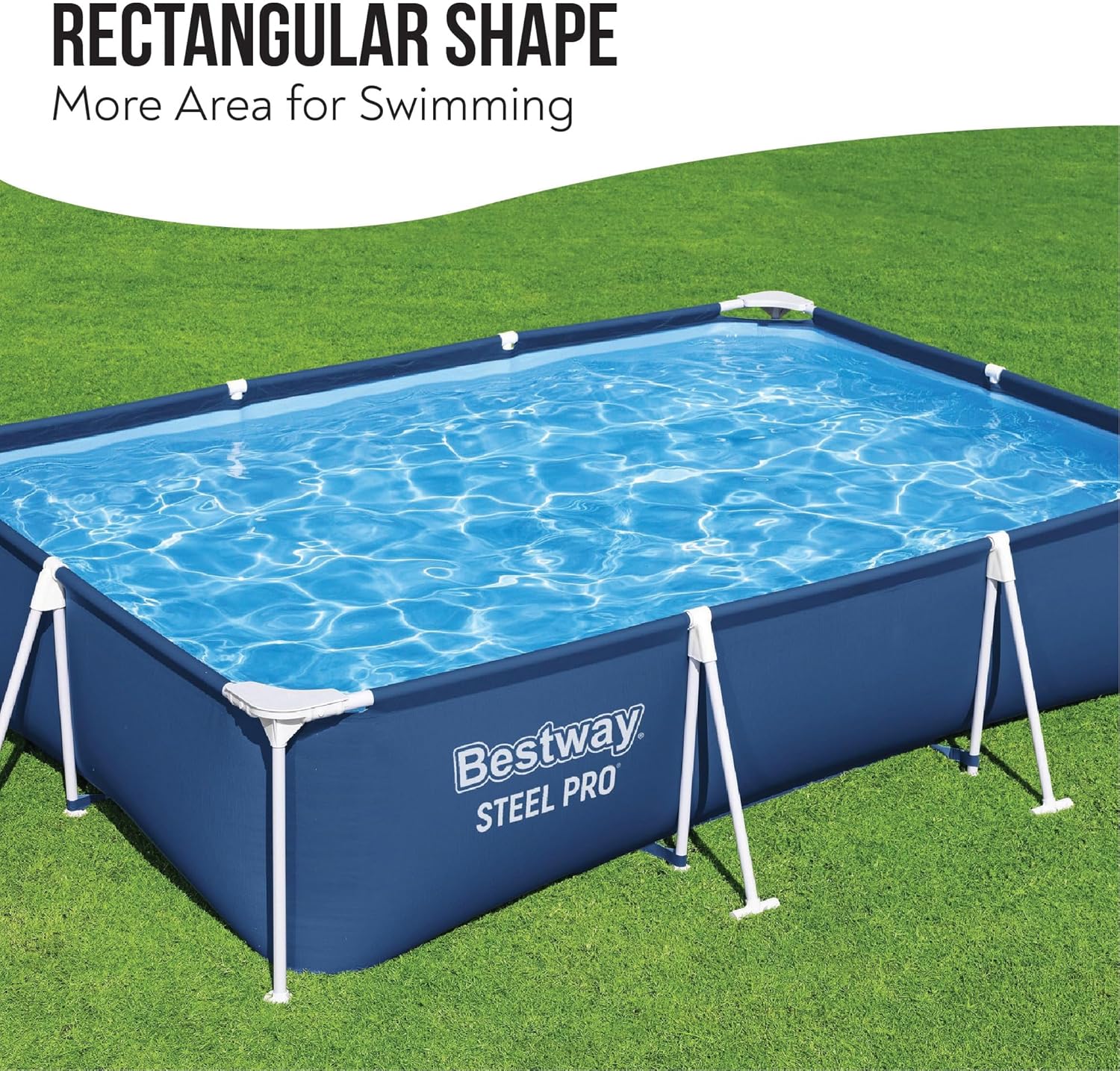9'10" x 6'7" x 26"/3.00m x 2.01m x 66cm Pool