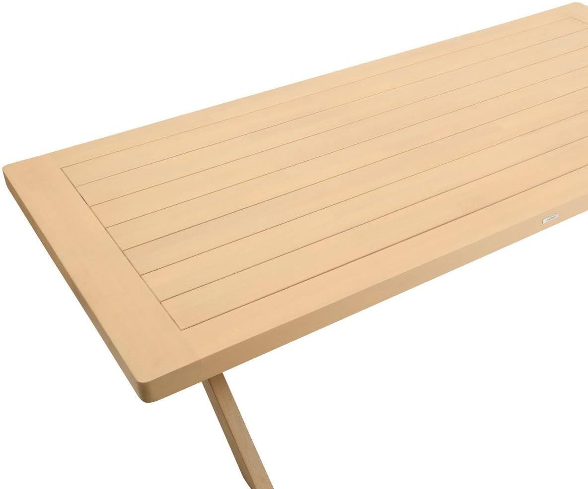 jardinito - Xenia table de jardin 10 places - eucalyptus - grande taille