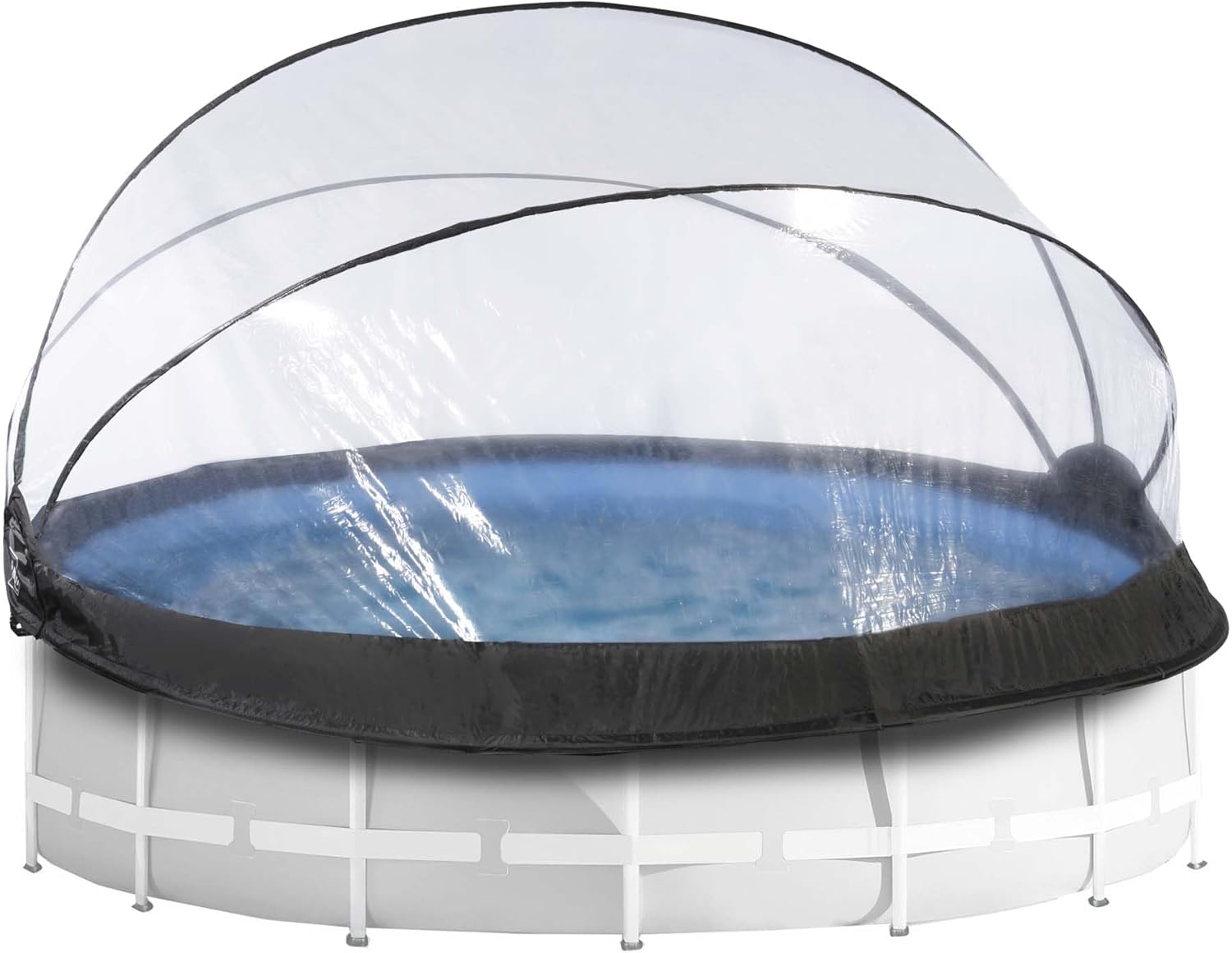 jardinito - Dôme Piscine Universel ø 427 cm Transparent pliable - 427CM