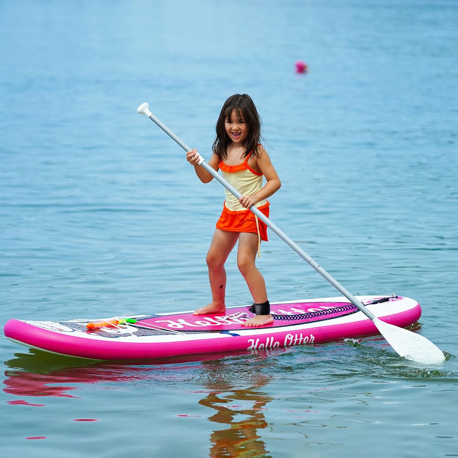 jardinito Paddle Gonflable Adulte, Planche de Stand Up Paddle Gonflable, Sup Paddle Board Gonflable avec Accessoires Complets, Planche de Surf Paddle