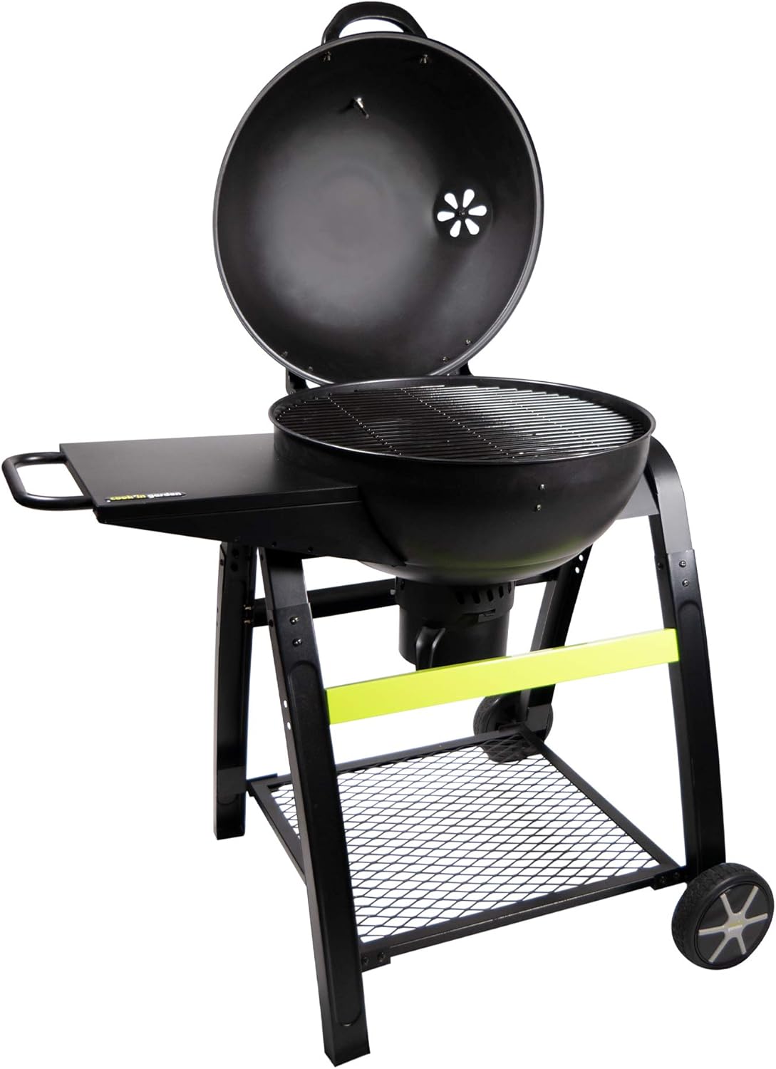 jardinito - Tonino 60 - barbecue charbon avec capot, wheels, thermomètre