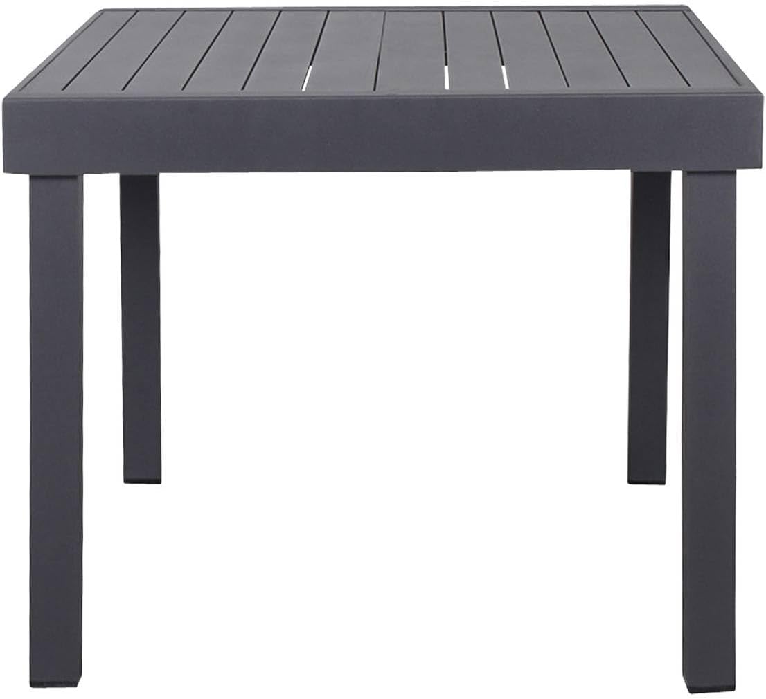 jardinito - Piazza extensible - 180/240x90 cm - alu gris, 8 places