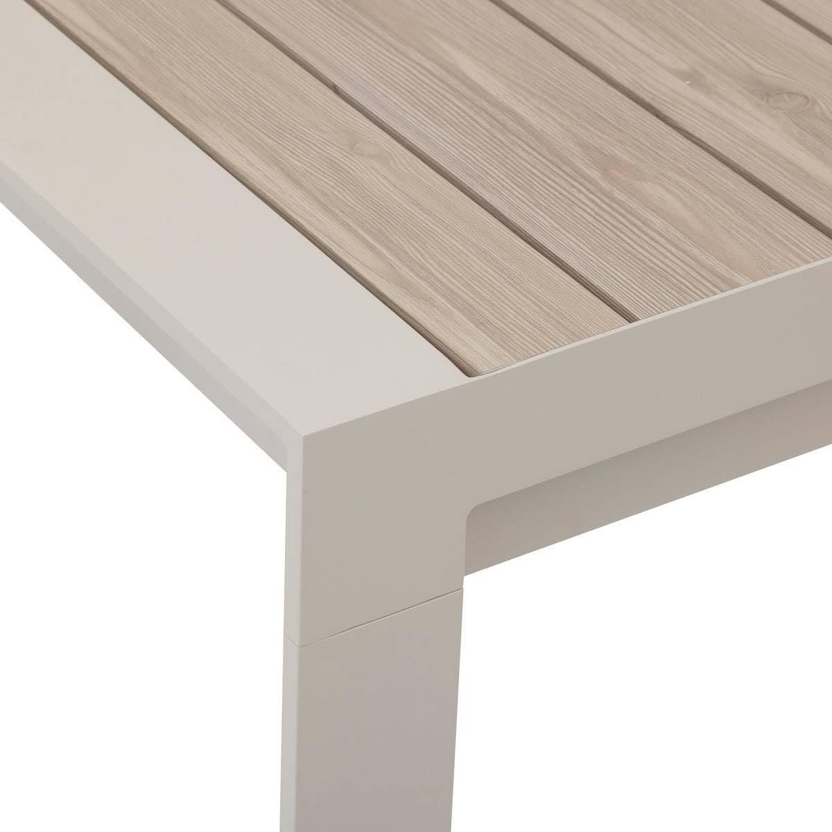 jardinito - Evasion - 8 places extensible - aluminium effet bois
