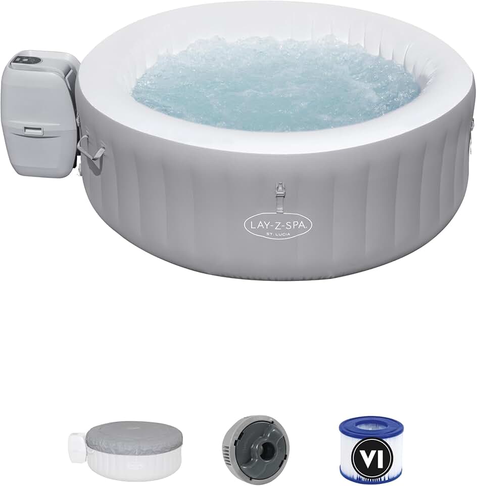 jardinito – St. Lucia AirJet – rond 170 cm – spa gonflable 2-3 pers