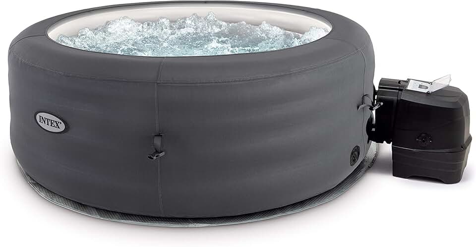 jardinito - Simple Spa série - 196 x 66 cm - jacuzzi gonflable, 795 L, accessoires inclus - 28482