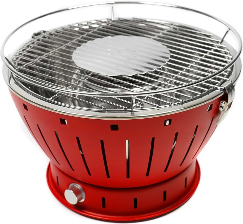 jardinito - Barbecue portable 35cm - charbon - sans fumée