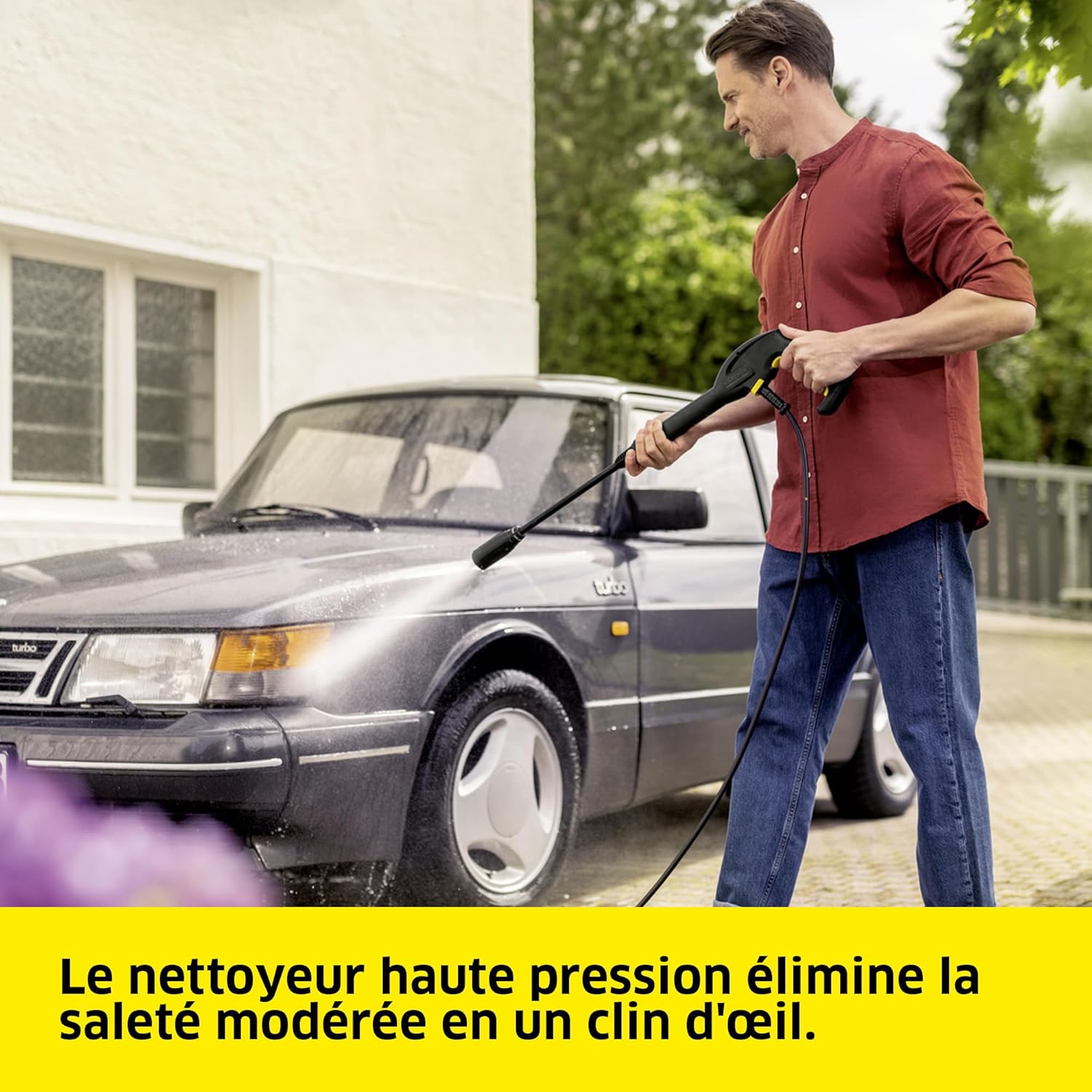 jardinito - K4 Classic - 4,6kg - 130 bar, 420 l/h, kit voiture, Rotabuse