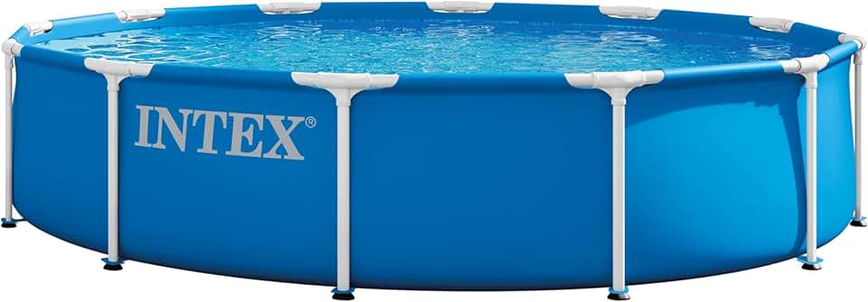 jardinito Piscine 28212ND 3,66 m x 76 cm avec Structure métallique Pompe de Filtration Incluse
