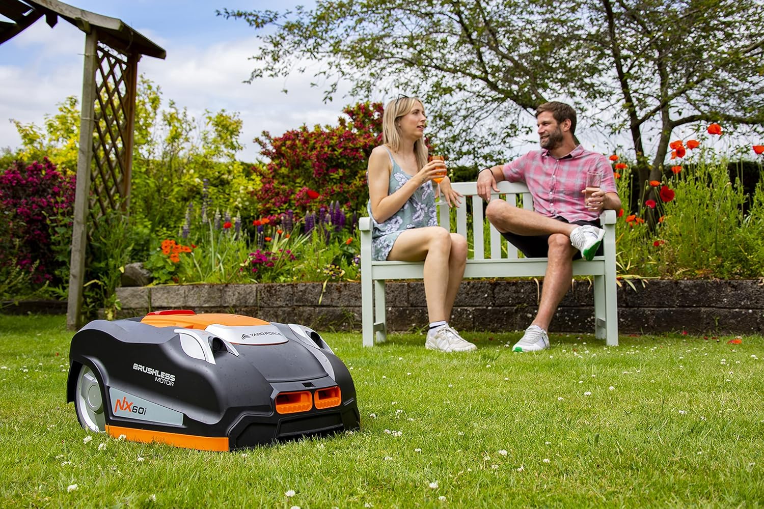 jardinito - NX60i - robot tondeuse 600m², appli contrôle, capteurs ultrasons NX60i
