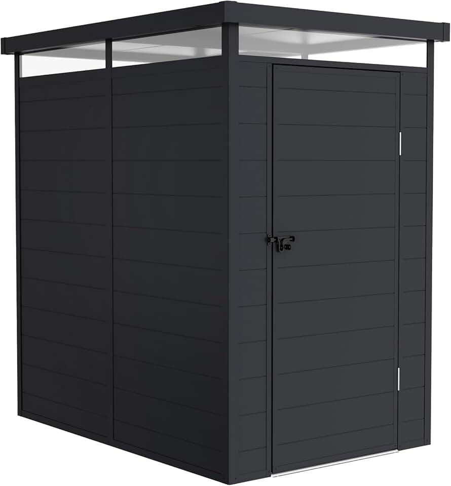 jardinito - Abri jardin Terra, 2,47m², alu/PVC, UV, gris anthracite