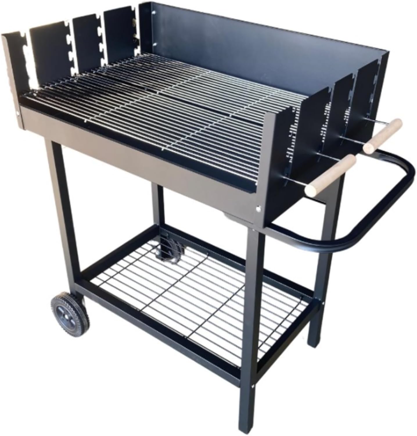 jardinito - Serena - XXL - Barbecue charbon acier, grille réglable
